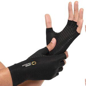 DG-43 Copper Compression Size XL Fingerless Gloves Hand Pain Support & Relief